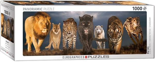 Eurographics (6010-0297) - "Big Cats" - 1000 piezas