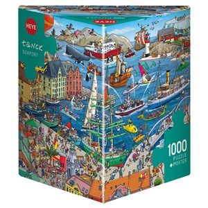 Heye (29729) - Birgit Tanck: "Seaport" - 1000 piezas