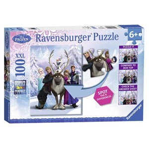 Ravensburger (10557) - "The Frozen Difference" - 100 piezas