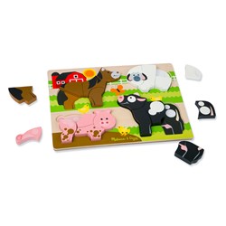 Melissa and Doug (1891) - "Jumbo Farm" - 5 piezas