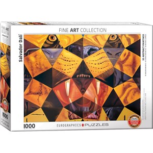 Eurographics (6000-0843) - Salvador Dali: "Fifty Abstract Paintings" - 1000 piezas