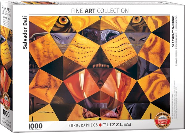 Eurographics (6000-0843) - Salvador Dali: "Fifty Abstract Paintings" - 1000 piezas