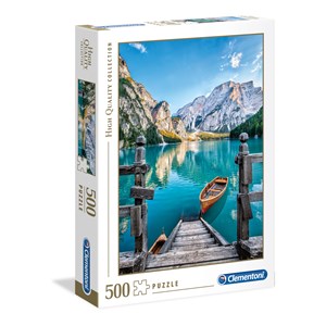 Clementoni (35039) - "Braies Lake" - 500 piezas