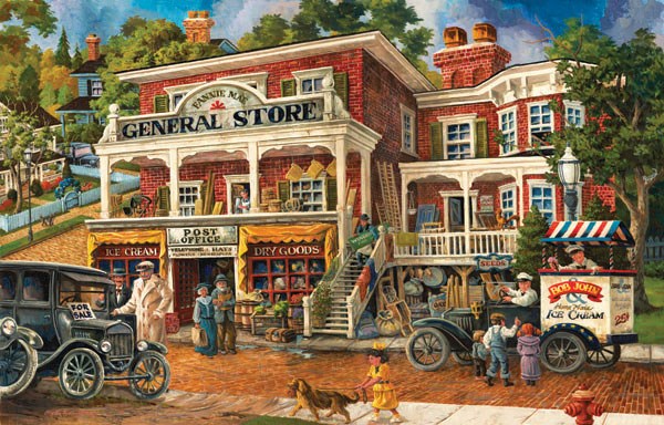SunsOut (56073) - Tom Antonishak: "Fannie Mae's General Store" - 1000 piezas