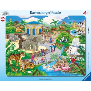 Ravensburger (06661) - "Visit to the Zoo" - 45 piezas