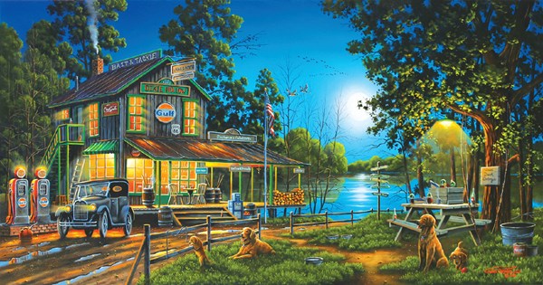 SunsOut (51310) - Geno Peoples: "Dixie Hollow General Store" - 1000 piezas