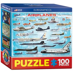 Eurographics (8104-0086) - "Airplanes" - 100 piezas