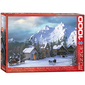 Eurographics (6000-0426) - Dominic Davison: "Rocky Mountain Christmas" - 1000 piezas