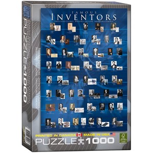 Eurographics (6000-1999) - "Famous Inventors" - 1000 piezas