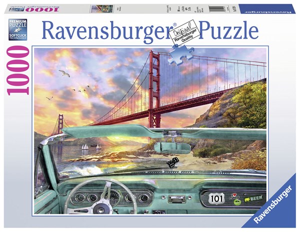 Ravensburger (19720) - Dominic Davison: "Golden Gate" - 1000 piezas