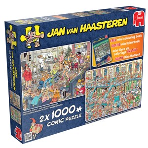 Jumbo (19024) - Jan van Haasteren: "Happy Holidays" - 1000 piezas