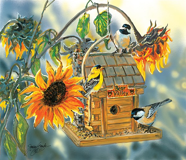 SunsOut (30611) - Janene Grende: "Birds at Bear Valley" - 550 piezas