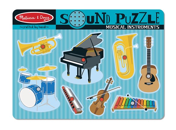 Melissa and Doug (732) - "Musical Instruments" - 8 piezas