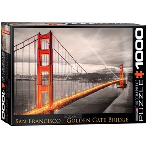 Eurographics (6000-0663) - "San Francisco Golden Gate Bridge" - 1000 piezas