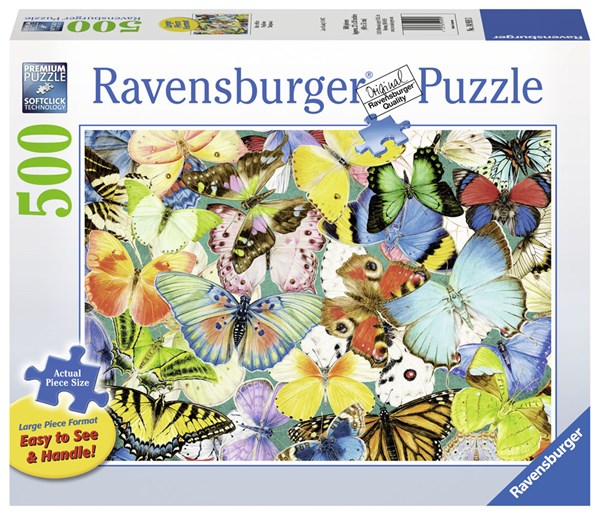 Ravensburger (14919) - "Butterflies" - 500 piezas