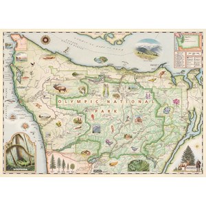 MasterPieces (71766) - "Olympic Map" - 1000 piezas