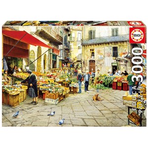 Educa (16780) - "La Vucciria Market, Palermo" - 3000 piezas