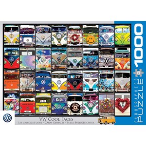 Eurographics (6000-0870) - "VW Cool Faces" - 1000 piezas