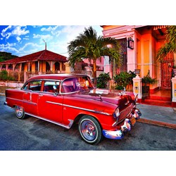 Trefl (103540) - "Chevrolet Bel Air Oldtimer, Cuba" - 1000 piezas