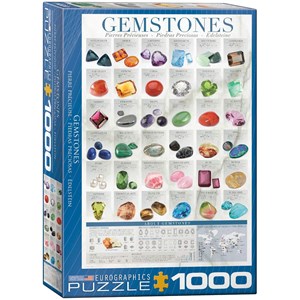 Eurographics (6000-0582) - "Gemstones" - 1000 piezas
