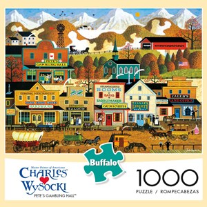 Buffalo Games (11446) - Charles Wysocki: "Pete's Gambling Hall" - 1000 piezas