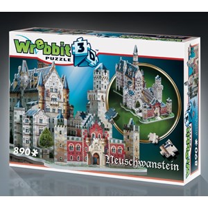 Wrebbit (W3D-2005) - "Neuschwanstein Castle" - 890 piezas