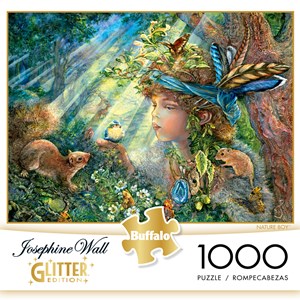 Buffalo Games (11727) - Josephine Wall: "Nature Boy (Glitter Edition)" - 1000 piezas