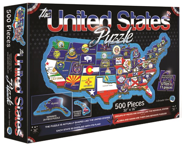 A Broader View (156) - "The USA Puzzle" - 500 piezas