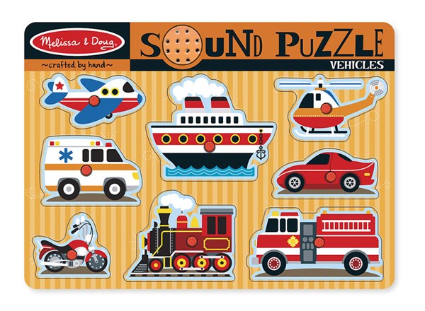 Melissa and Doug (725) - "Vehicles" - 8 piezas