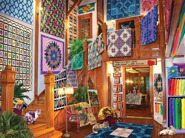 SunsOut (38871) - Joseph Burgess: "Stitched with Love" - 1000 piezas