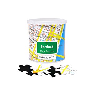 Geo Toys (GEO 247) - "City Magnetic Puzzle Portland" - 100 piezas