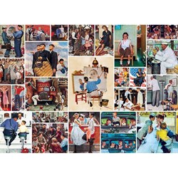 MasterPieces (71621) - Norman Rockwell: "Rockwell Collage" - 1000 piezas