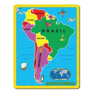 A Broader View (652) - "South America (The Continent Puzzle)" - 35 piezas
