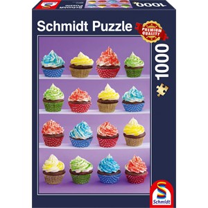 Schmidt Spiele (58217) - "Cupcakes Delight" - 1000 piezas