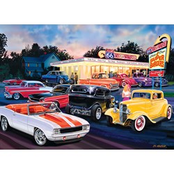MasterPieces (71765) - Bruce Kaiser: "Dogs & Burgers" - 1000 piezas