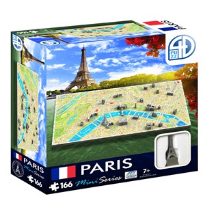 4D Cityscape (70004) - "4D Mini Paris" - 166 piezas