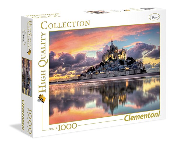 Clementoni (39367) - "Le Magnifique Mont Saint-Michel" - 1000 piezas