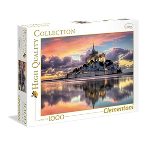 Clementoni (39367) - "Le Magnifique Mont Saint-Michel" - 1000 piezas
