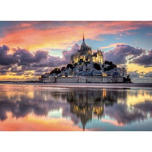 Clementoni (39367) - "Le Magnifique Mont Saint-Michel" - 1000 piezas