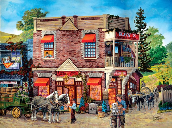 SunsOut (38881) - Joseph Burgess: "Kay's General Store" - 1000 piezas