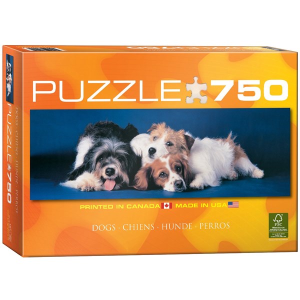 Eurographics (6005-4491) - "Dogs" - 750 piezas