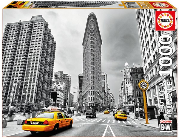 Educa (17111) - "Flatiron Building, New York" - 1000 piezas