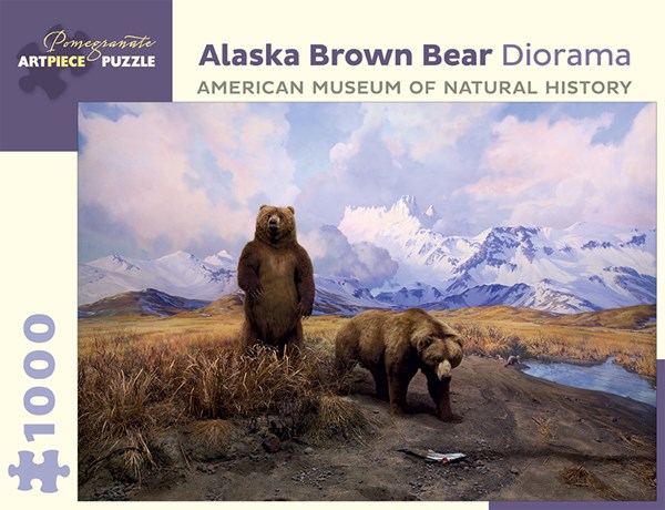 Pomegranate (AA940) - "Alaska Brown Bear Diorama" - 1000 piezas