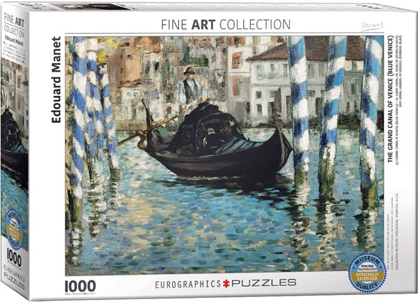 Eurographics (6000-0828) - Edouard Manet: "The Grand Canal of Venice, Blue Venice" - 1000 piezas