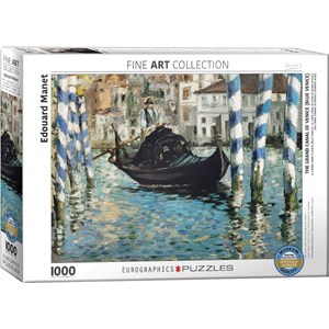 Eurographics (6000-0828) - Edouard Manet: "The Grand Canal of Venice, Blue Venice" - 1000 piezas