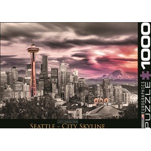 Eurographics (6000-0660) - "Seattle City Skyline" - 1000 piezas