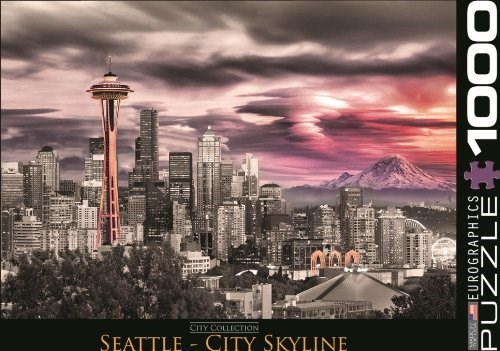 Eurographics (6000-0660) - "Seattle City Skyline" - 1000 piezas