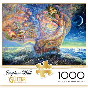 Buffalo Games (11728) - Josephine Wall: "Ocean of Dreams (Glitter Edition)" - 1000 piezas