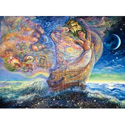Buffalo Games (11728) - Josephine Wall: "Ocean of Dreams (Glitter Edition)" - 1000 piezas