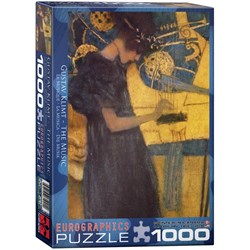Eurographics (6000-1991) - Gustav Klimt: "The Music" - 1000 piezas